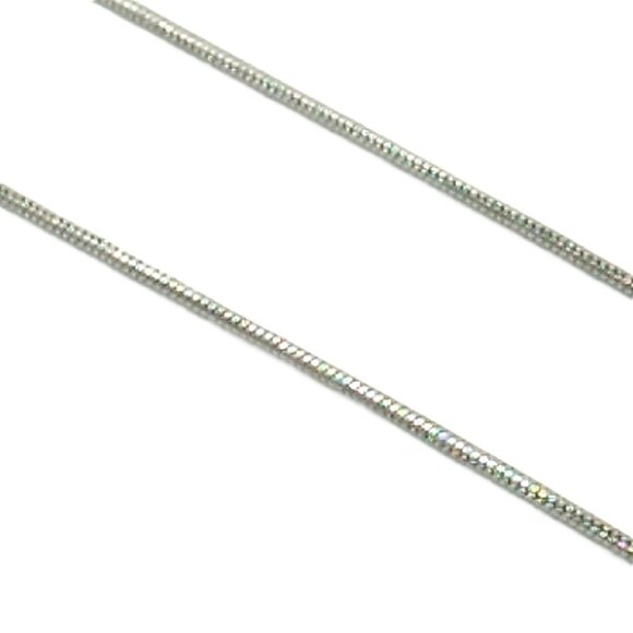 Double Pendant Silver-tone Adjustable Slide Snake Chain Necklace  **READ** - Picture 12 of 16